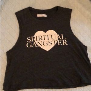 Spiritual Gangster crop top